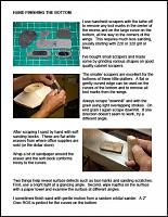 sample page from my document on turning and finishing Small Squarish Dished Platters