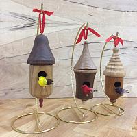 Birdhouse ornaments