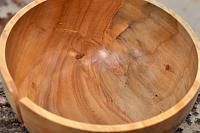 Birch yarn bowl, inside