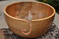 Birch yarn bowl, view 2