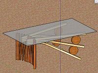 SU Coffee table sketchup image