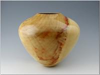 Variation of a Southwestern Theme 
 
Box Elder Jar or Vase, 8  high x 9  wide by 3/16 thick.