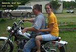 Giving my daughter a ride when we bought the Honda Rebel 250...then realized it was too small for what I really wanted in a bike.