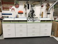 My custom built mitersaw station