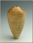 Curly Maple Vase #1 
 
7.25" high x 3.5" wide, gloss poly
