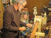 making a french-style rolling pin