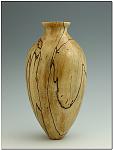 Spalted Maple Vase 
 
8.5" high x 4.25" diameter x 1/8" thick