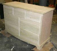 Solid Poplar dresser as per customer specs.