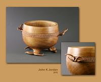 carved bowl, bradford pear.  100 hours of work